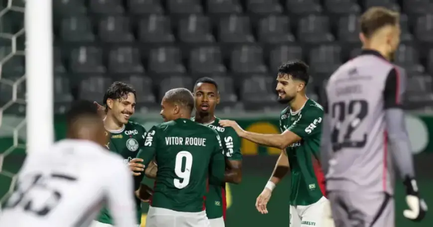 Palmeiras Thrashes Vitória with Stellar Performance for First Brasileirão Win