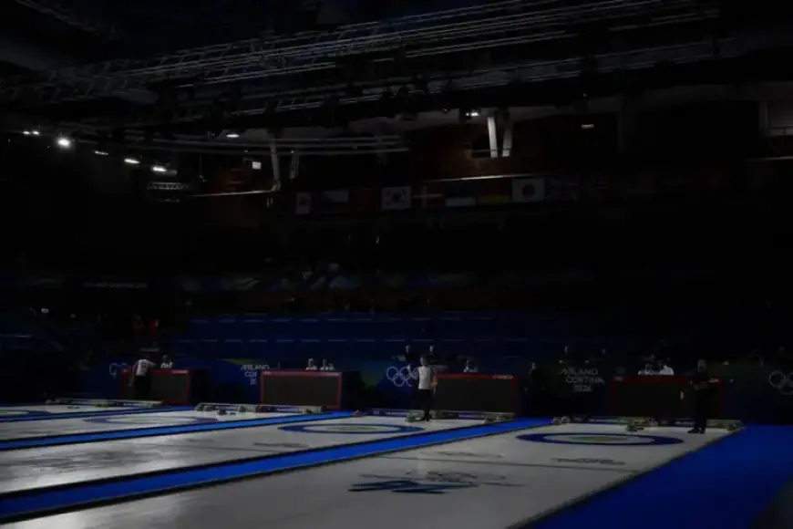 2026 Winter Olympics Curling Event Interrupted by Power Outage