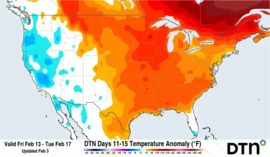 Warm Spell Next Week May Intensify Central U.S. Winter Storms