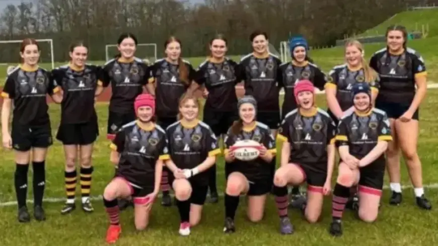 Mid Argyll U15 Girls Triumph in Debut Cup Rugby Match
