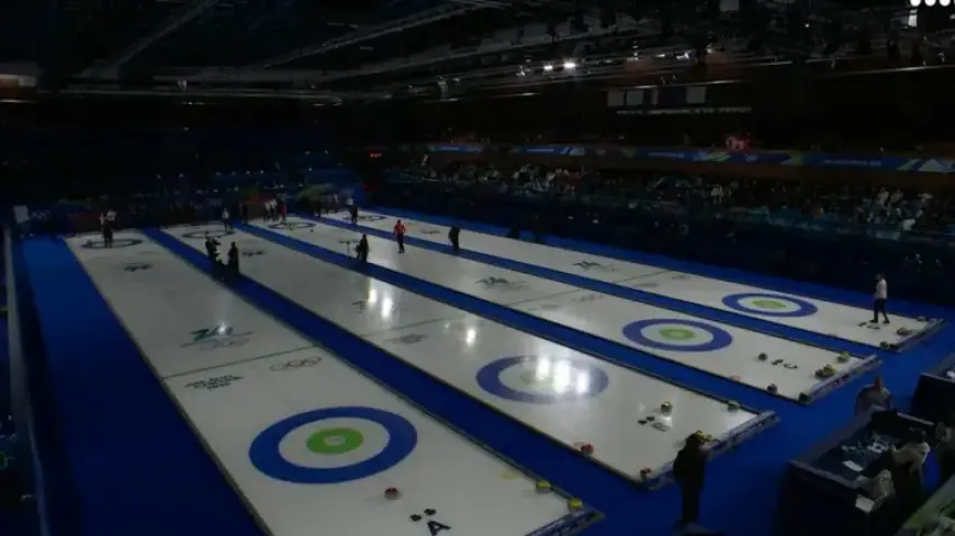 Olympic Curling Opener: Power Outage Strikes as Heavyweights Shine