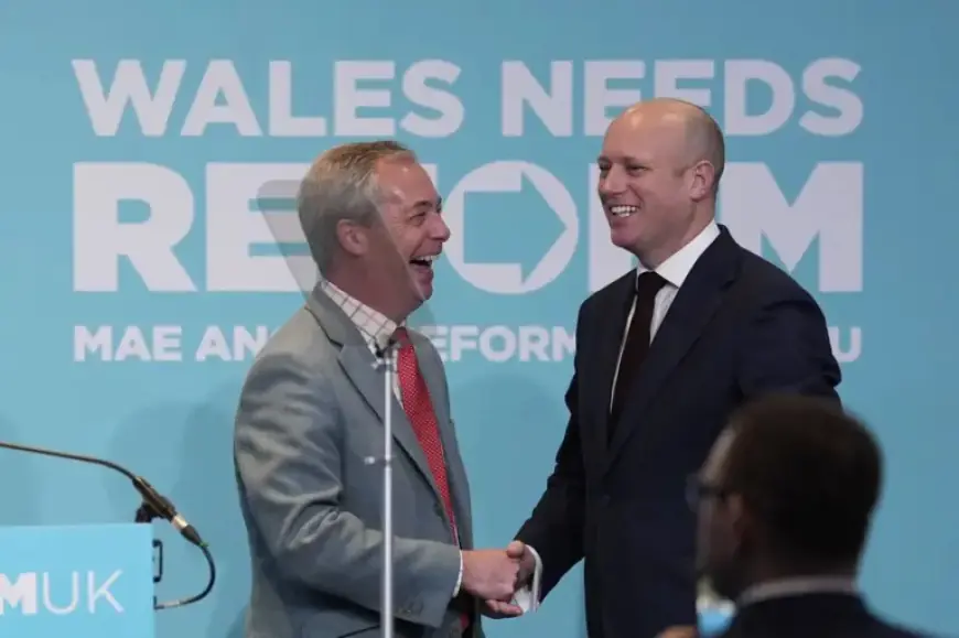 Nigel Farage Introduces Reform UK’s Welsh Leader, Announces Senedd Member Defection