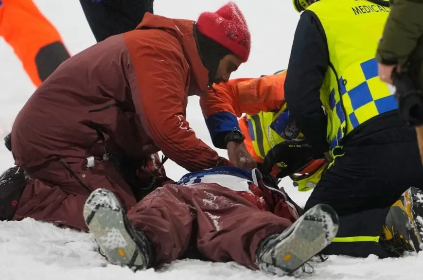 Mark McMorris sidelined from Olympic big air after training crash in Livigno
