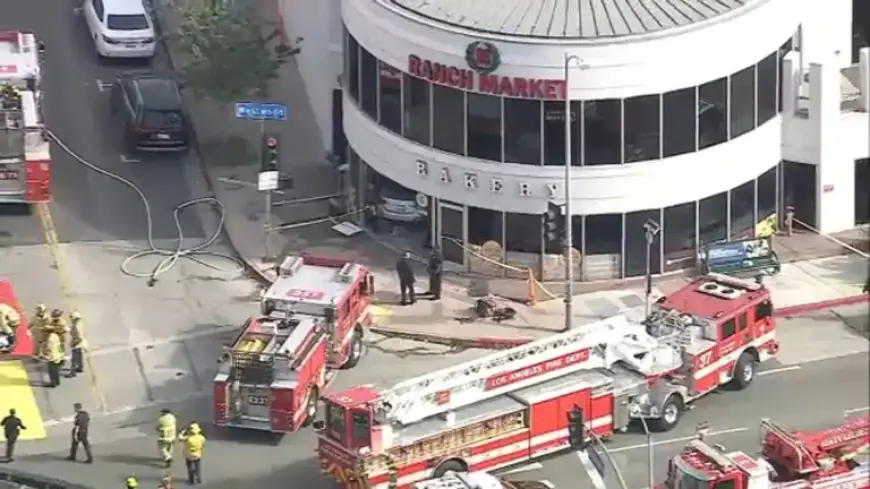 Car Crash in Westwood Grocery Store Leaves 2 Dead, Several Injured: LAFD
