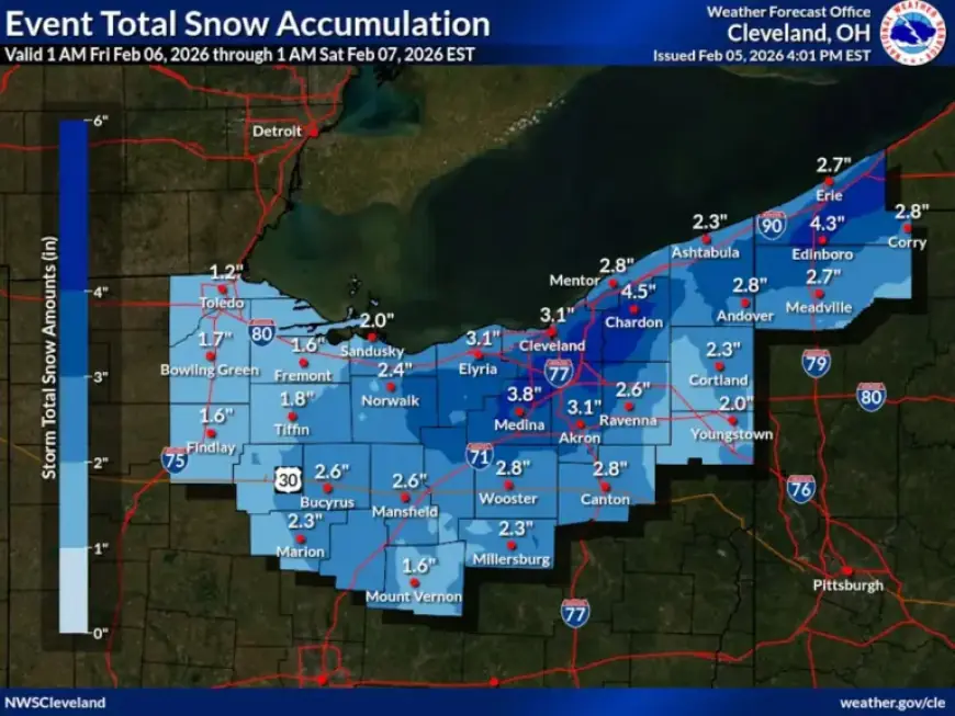 Friday Snowfall to Disrupt Morning and Evening Commutes