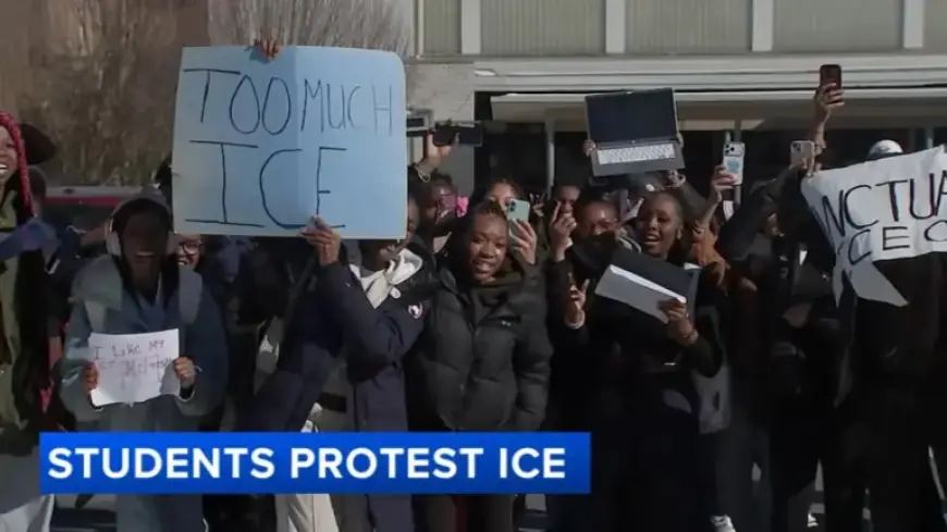 Upper Darby High Students Protest ICE Enforcement with Walkout