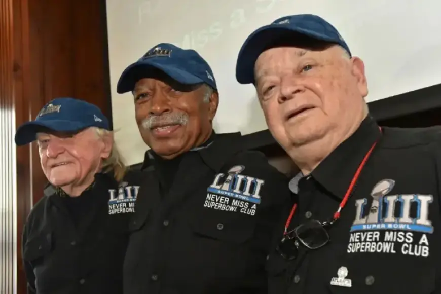 Three Super Bowl Diehard Fans Celebrate Attending 60 Consecutive NFL Games