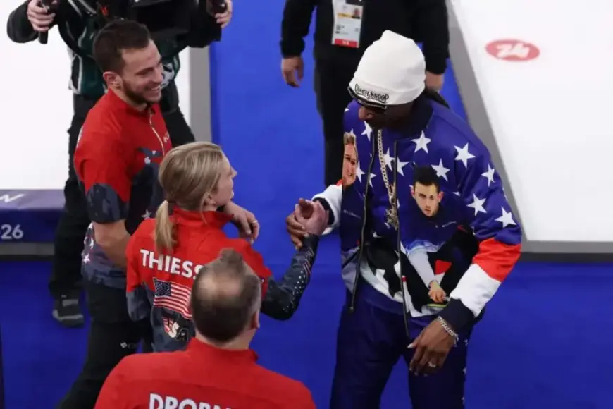 Snoop Joins U.S. Olympic Mixed Doubles Curling Team in Record-Breaking Triumph