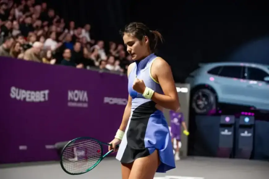 Raducanu Defeats Oliynykova in Cluj-Napoca to Reach Second Career Final