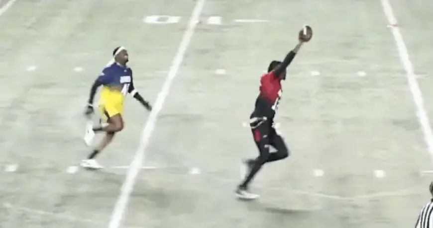 Dwight Howard Dominates Jon Jones in Celebrity Flag Football Game