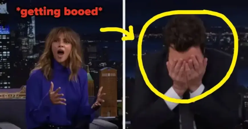 Halle Berry Booed Over Engagement on Jimmy Fallon Show