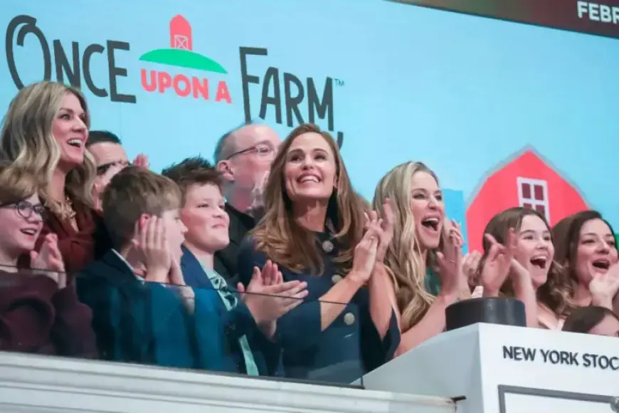 Jennifer Garner’s Once Upon a Farm Shares Surge 17% Post $198 Million IPO