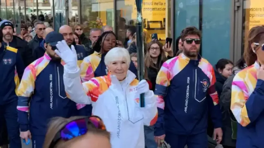 Gail Miller Bears Olympic Torch in Milan Before 2026 Games