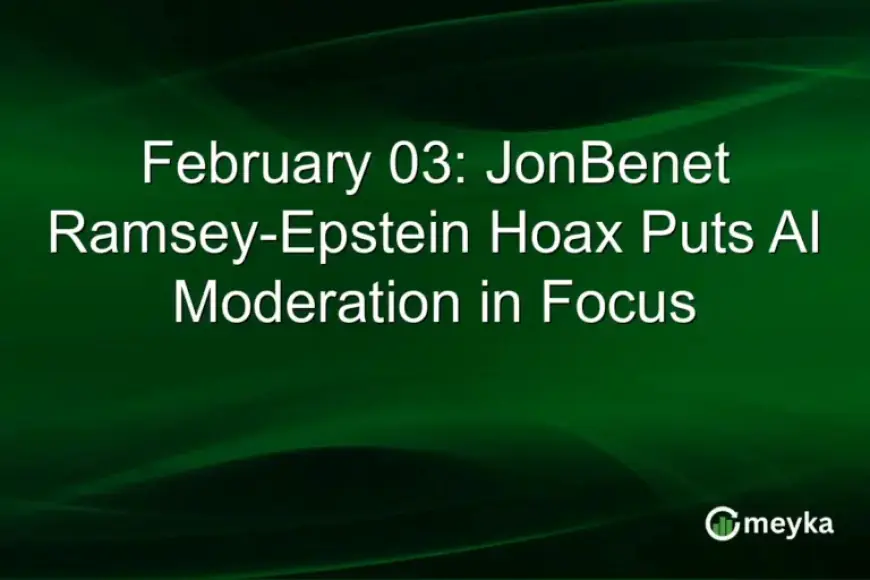 AI Moderation Scrutinized Following JonBenet Ramsey-Epstein Hoax