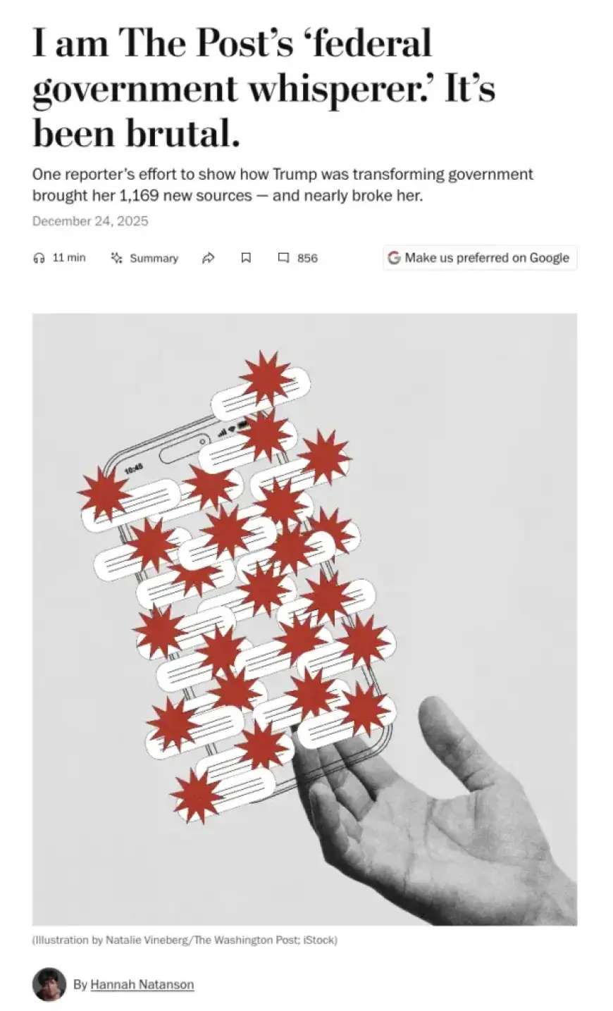 DOJ Excessively Seizes Hannah Natanson’s Garmin and Reporting Materials