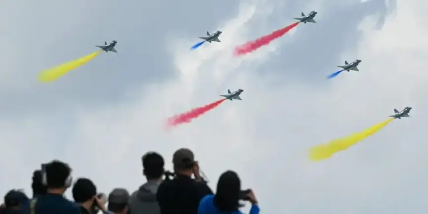 American, Chinese, and Russian Fighter Jets: A Rare Triple Airshow Analysis