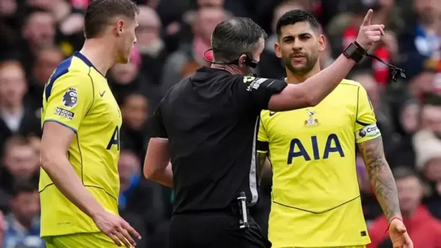Cristian Romero Criticized for Tottenham Red Card Amid Social Media Controversy