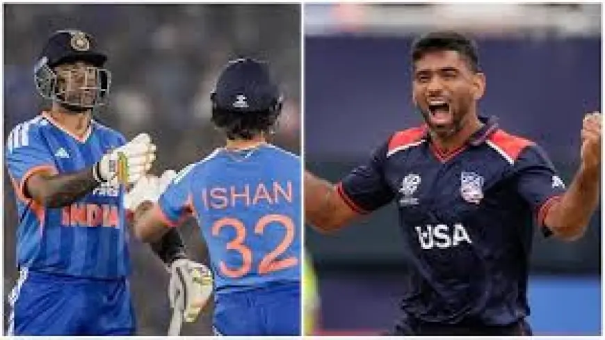 ind vs usa t20 wc Timeline: India 49/4 (7.3 ov) vs USA — van Schalkwyk rips through the top order at Wankhede