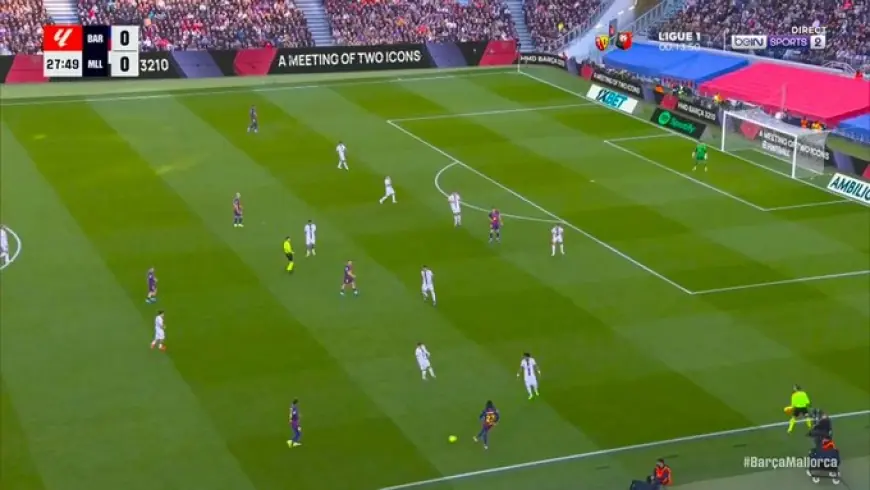 Barcelona vs Mallorca: Lewandowski strike sends Barça 1–0 up at the break