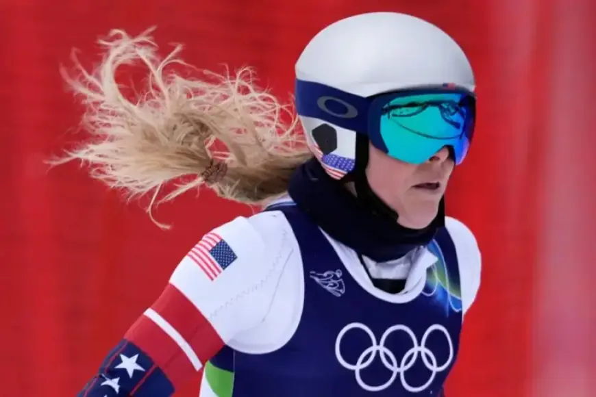 Lindsey Vonn Prepares to Compete in Olympic Downhill with Training Run Completion