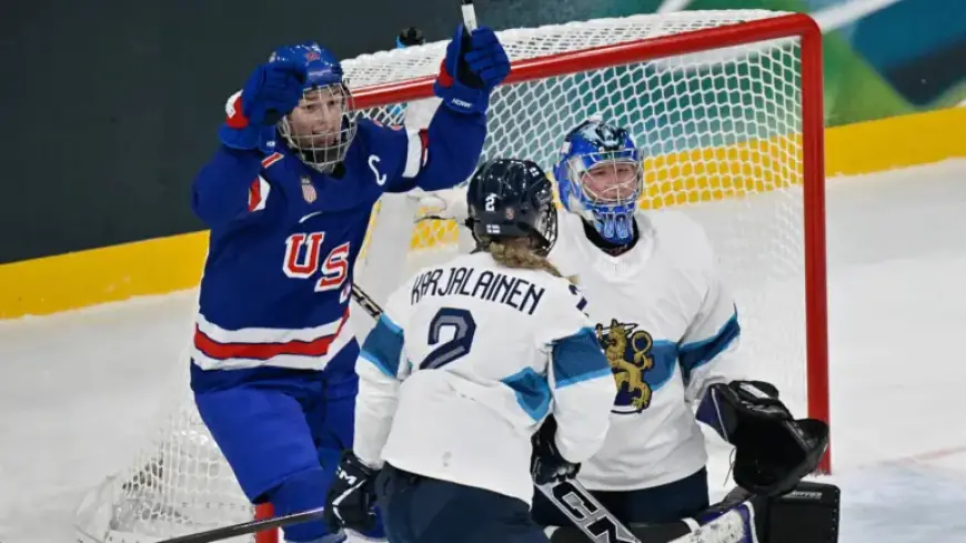 Hilary Knight Matches U.S. Olympic Goals Record in Finland Victory