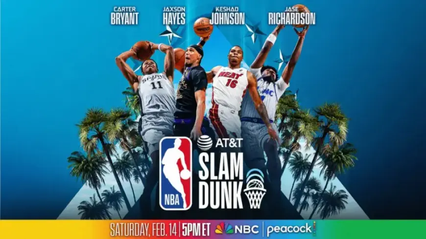 NBA Reveals 2026 AT&T Slam Dunk Contest Participants