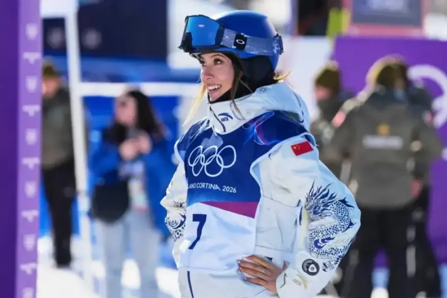 Eileen Gu Wears Customized Ski Suit Honoring Chinese Heritage