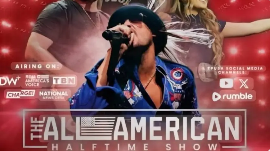 TPUSA “All-American Halftime Show” sets up an alternative Super Bowl stage