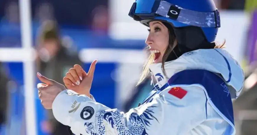 Eileen Gu Shines in Custom Ski Suit at Milano Cortina Olympics
