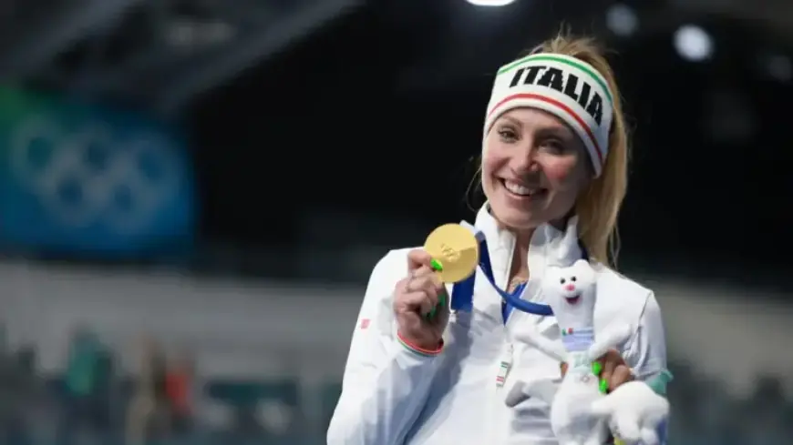Lollobrigida Sets Olympic Record, Wins Gold in 3000m Speed Skating