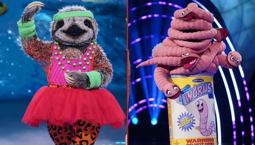 The Masked Singer UK semi-final: double unmasking sends Sloth and Can of Worms home