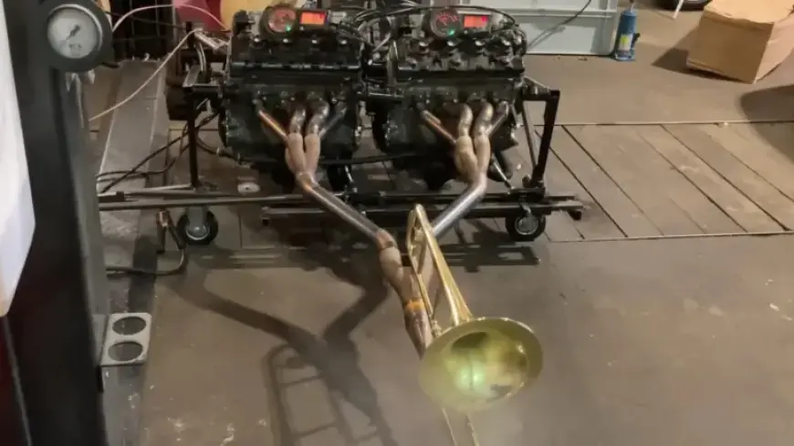 Motorcycle Engines Master Trombone Better Than You