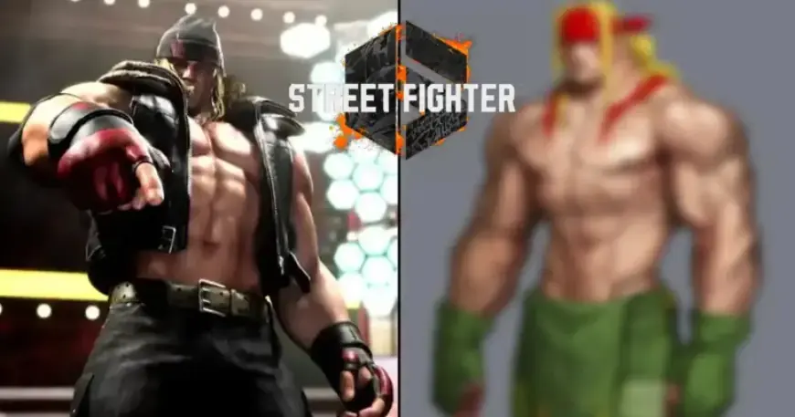 Street Fighter 6 Director Unveils New Alex Illustrations in Nostalgic Outfit