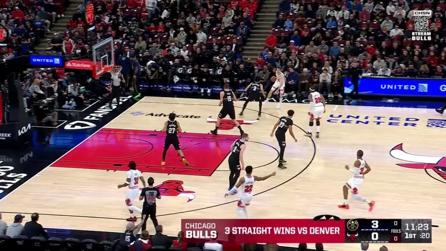 Bulls vs Nuggets: Denver rides Jokic triple-double to 136-120 win in Chicago