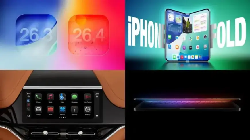 iOS 26.3 & 26.4 Features Unveiled; Foldable iPhone Insights and More
