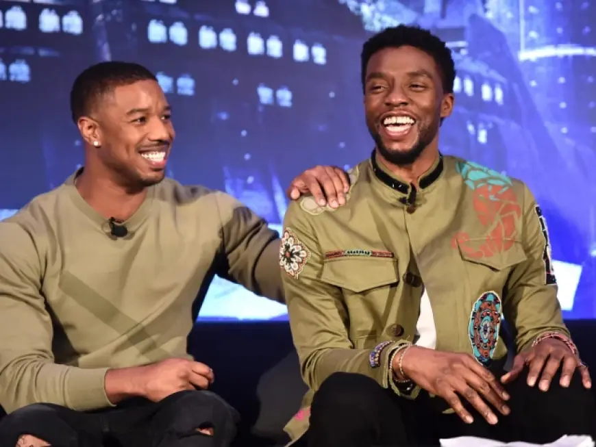 Michael B. Jordan Honors Chadwick Boseman with Black Panther Toy Tribute