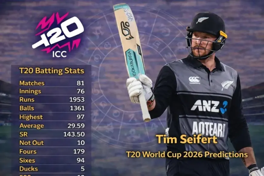 Predictions for Tim Seifert’s Performance in 2026 T20 World Cup