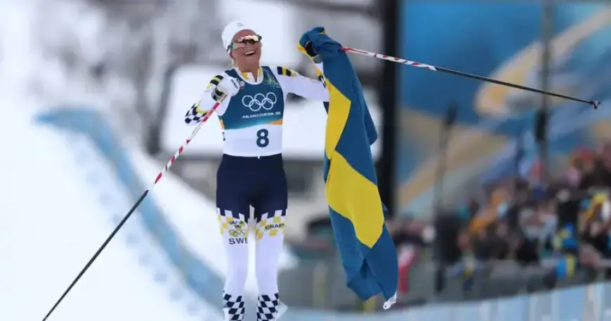 Frida Karlsson Secures Gold in 2026 Winter Olympics Women’s Skiathlon