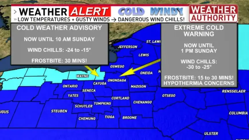 Severe Wind Chills and Icy Roads Persist Through Sunday