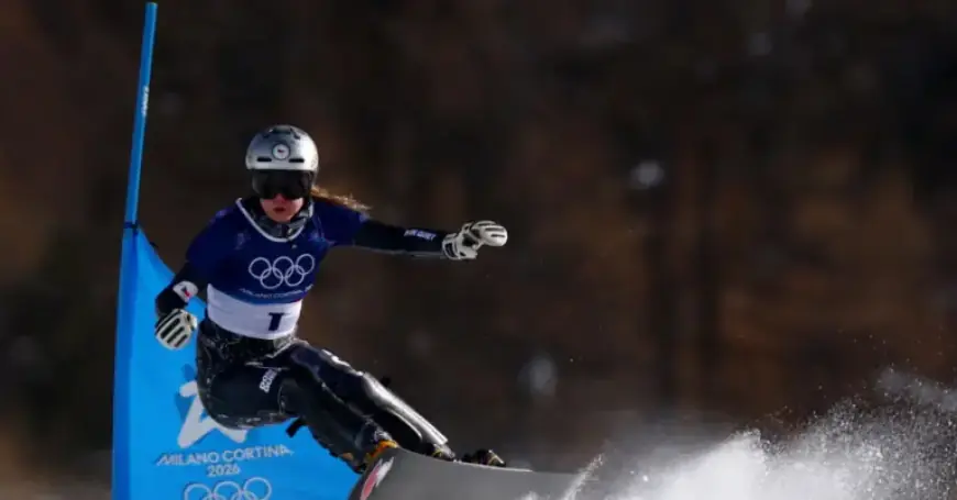 Ledecka’s Snowboard Gold Quest Ends in Quarter-Finals