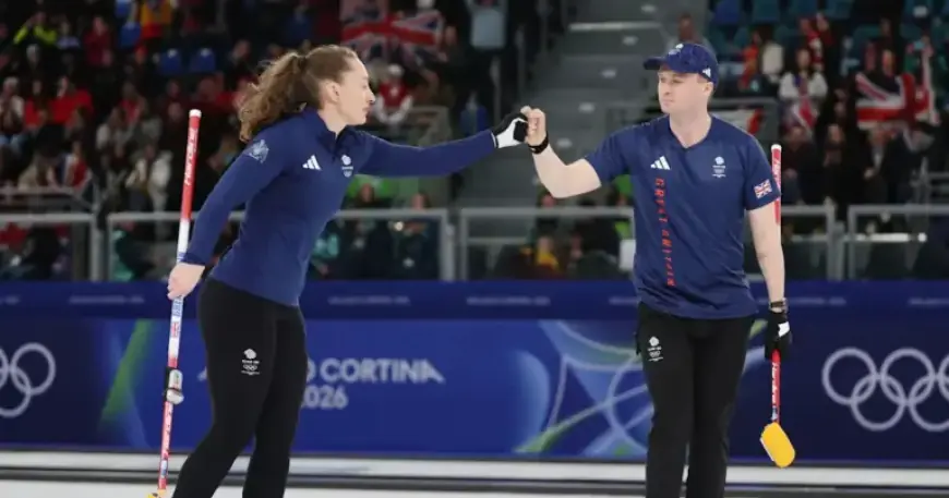 Great Britain Advances to Winter Olympics 2026 Mixed Doubles Curling Playoffs