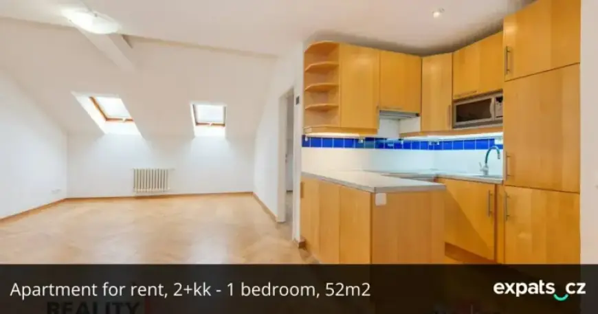 Prague Apartment for Rent: Spacious 1-Bedroom, 52m², Neklanova Street