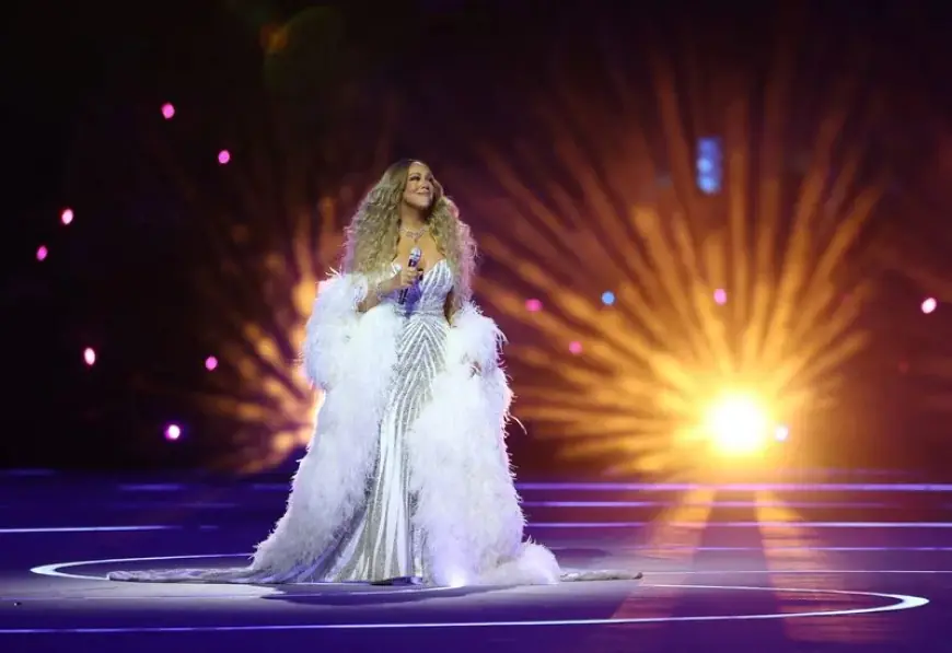Mariah Carey lights up the Olympics with an Italian classic and a new anthem