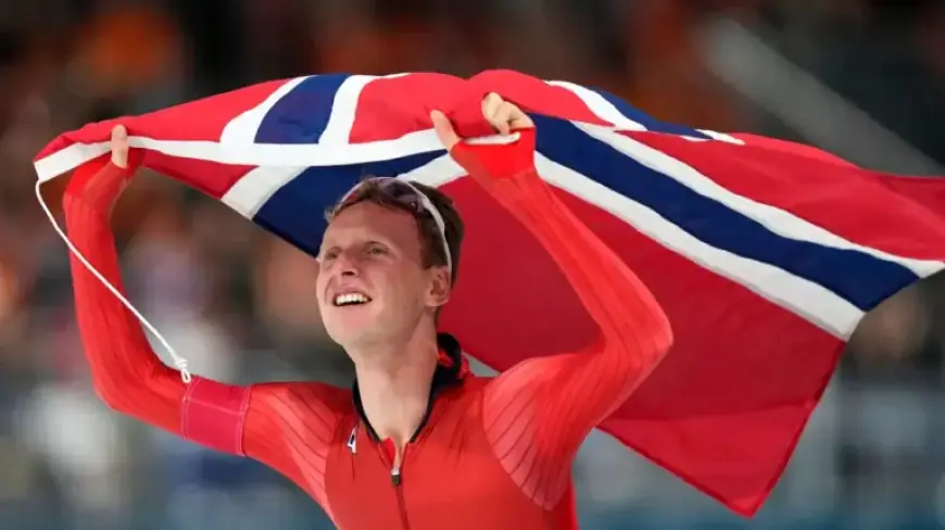 Norwegian Sander Eitrem Wins Olympic Gold, Breaks 5,000m Speedskating Record