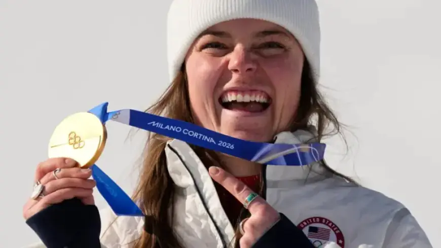 Breezy Johnson Secures America’s First 2026 Winter Olympics Gold in Downhill