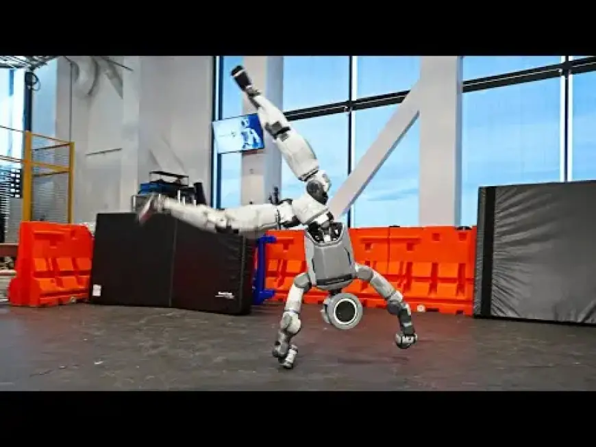Boston Dynamics’ Atlas Robot Stuns with Backflip and Cartwheel Moves