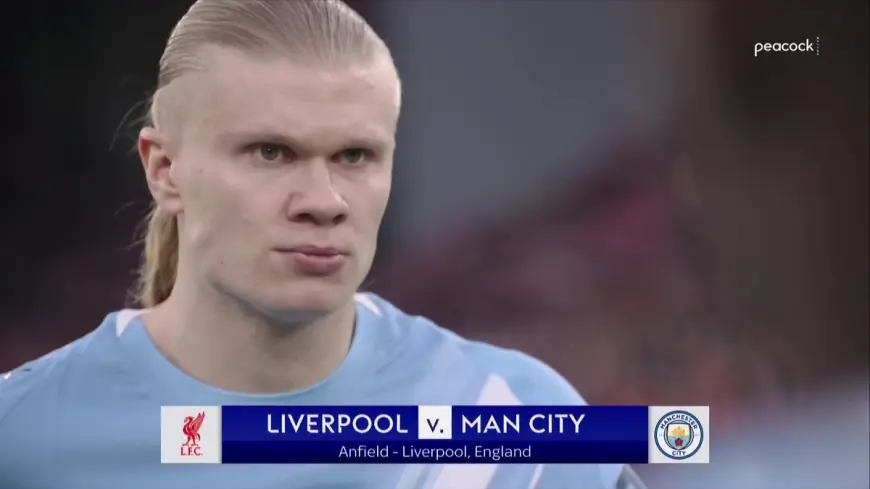Man City vs Liverpool 2-1 at Anfield on late Haaland penalty
