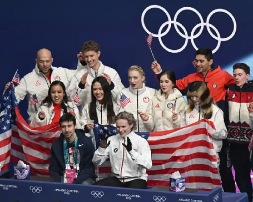 Team USA edges Japan for Olympic team-event gold after Ilia Malinin’s clincher