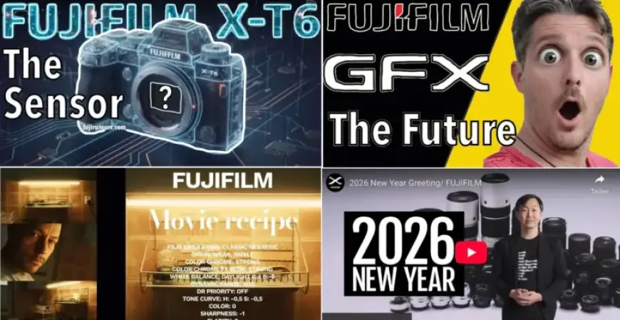 Top 10 January Articles: Fujifilm X-T6, GFX180 Monster, Film Simulation Recipes