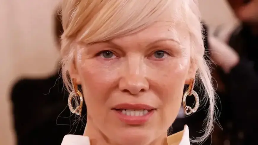 Pamela Anderson Embraces Brontë Style with Pilgrim Outfit and No Makeup